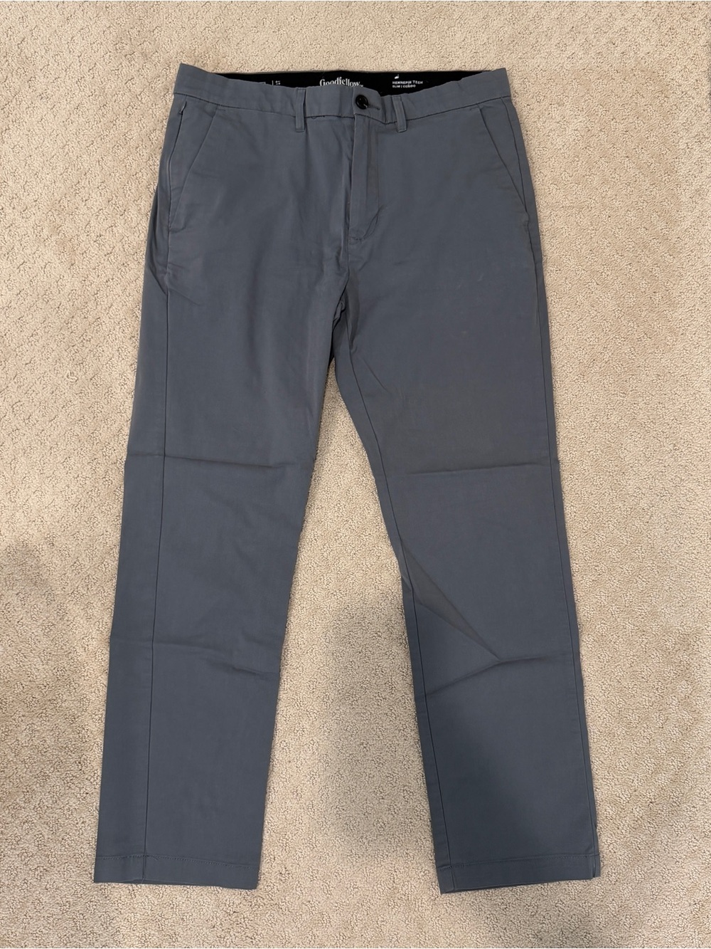 Goodfellow & Co Dark Gray Straight Fit Chinos